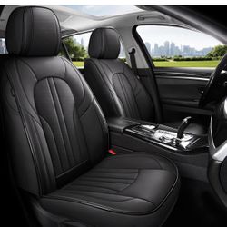 Car Seat Cover Full Set, Leather Car Seat Cover, Waterproof Seat Covers, Car Seat Cushion, Nappa Leather Seat Covers Car Seat Protector Universal Fit 