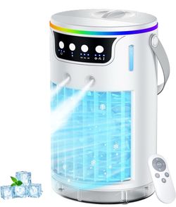 ❄️ICE COLD AIR❄️ Portable Evaporative Air Cooler with Remote