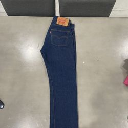 Levi's 501 navy jeans