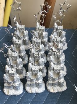 52 Mini Sandcastles with star clips