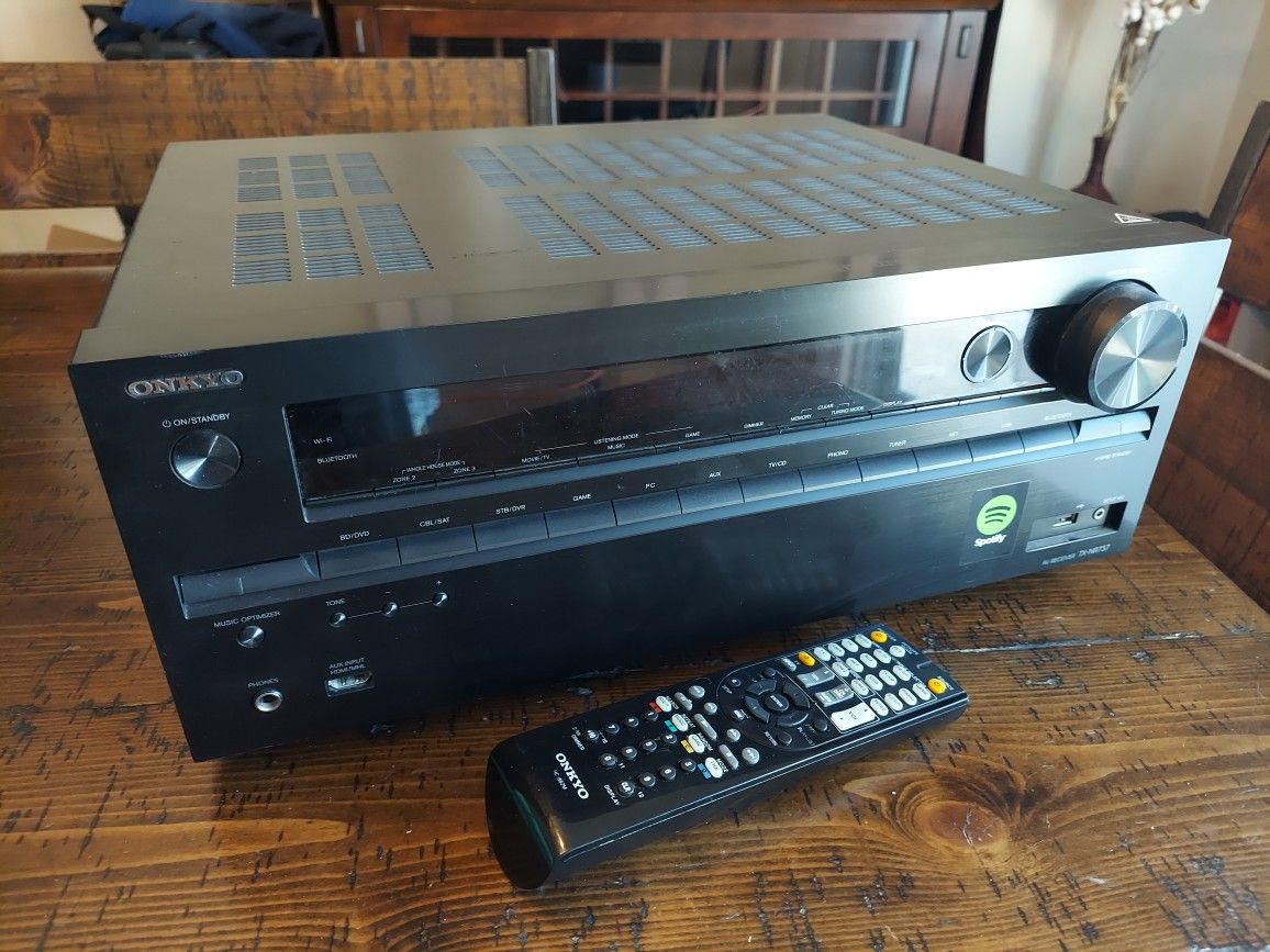 Onkyo TX-NR737 7.2ch Dolby DTS HDMI Bluetooth Home Theater AV Receiver with OEM Remote
