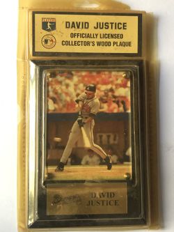 David Justice Wood Collection 