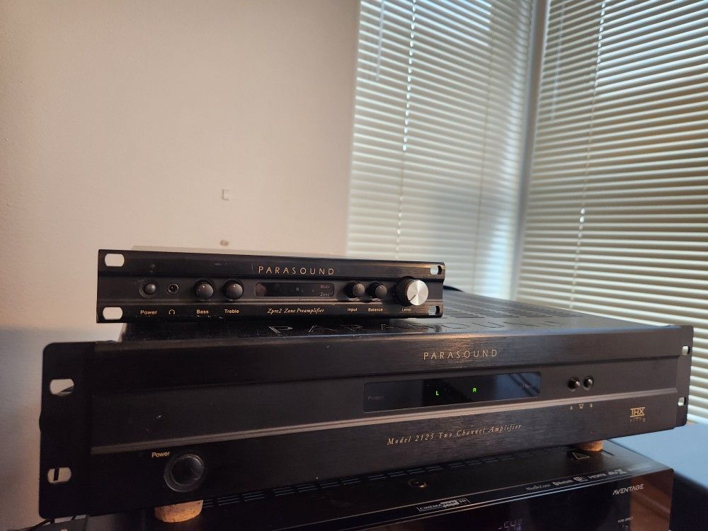 Parasound Power And Pre Amplifiers - 2125 V2 + Zpre V2