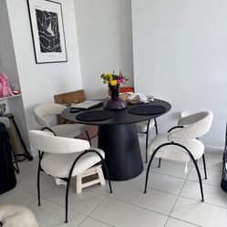 Round Top Dining Table Sets 