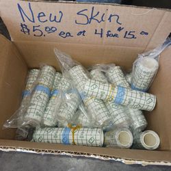 New Skin good for scratches, cuts, tattoo's, etc...