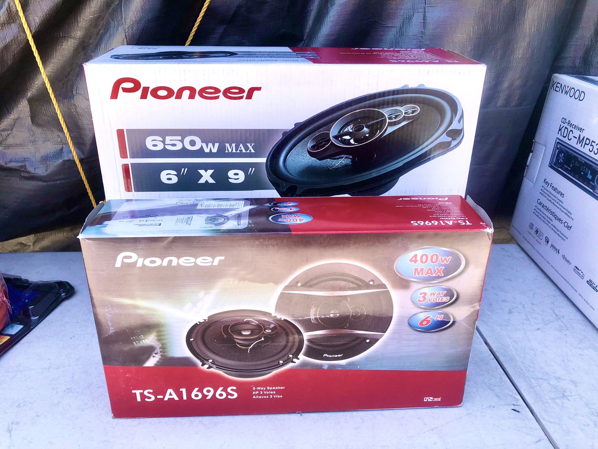 Pioneer 6X9 5 Way and 6-1/2 Car Audio Speakers New
