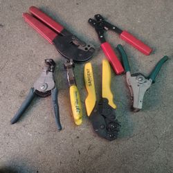 Pliers Wire Stripper Crimps Tools 