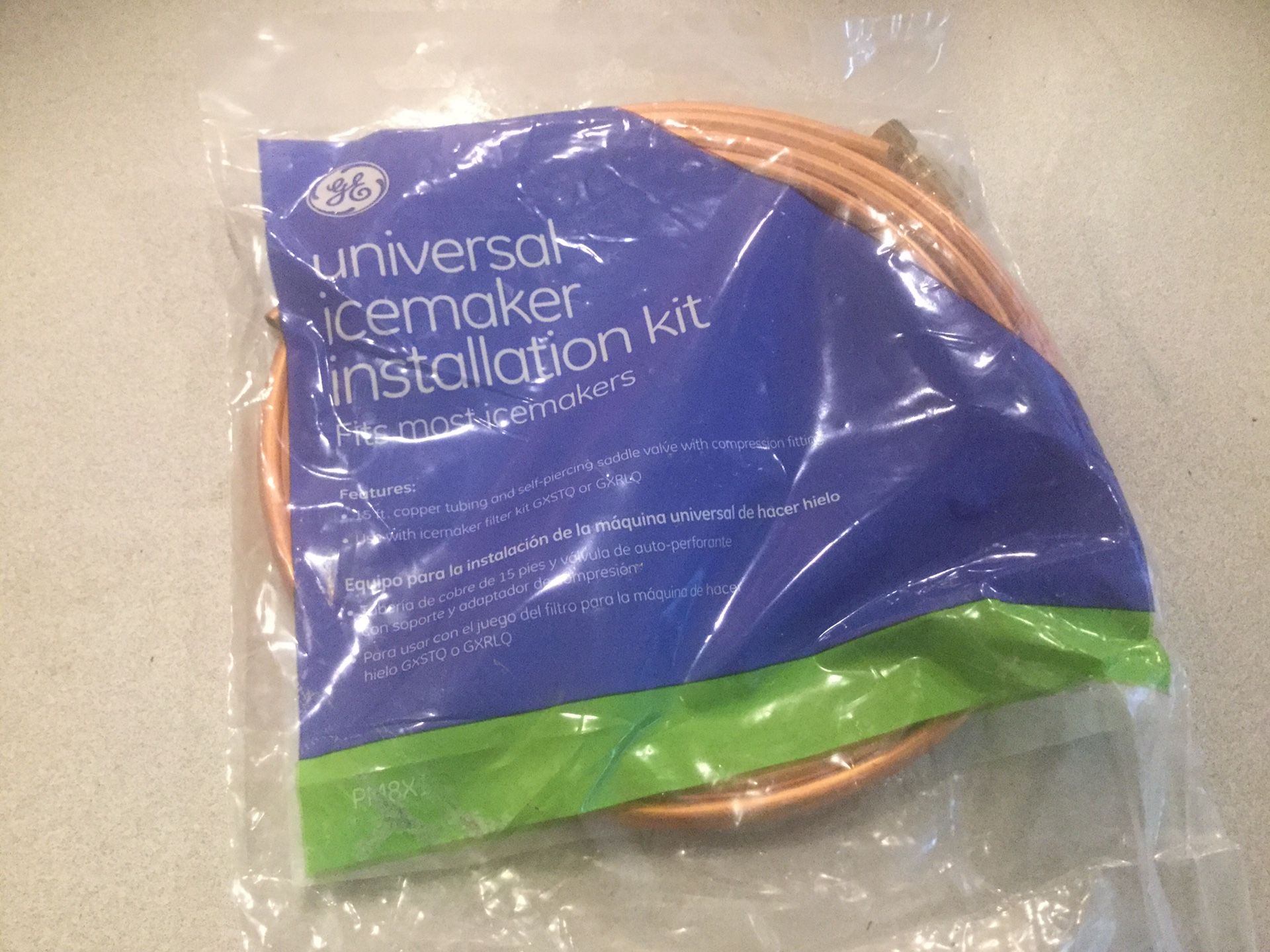 Universal ice-maker institution kit. Brand new never opened or used