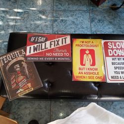 Man Cave Metal Signs
