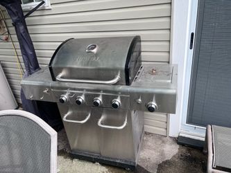 Gas Grill NEX GRILL and Backyard charcoal grill