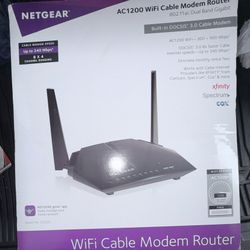 Netgear AC1200 WiFi Cable Modem Router