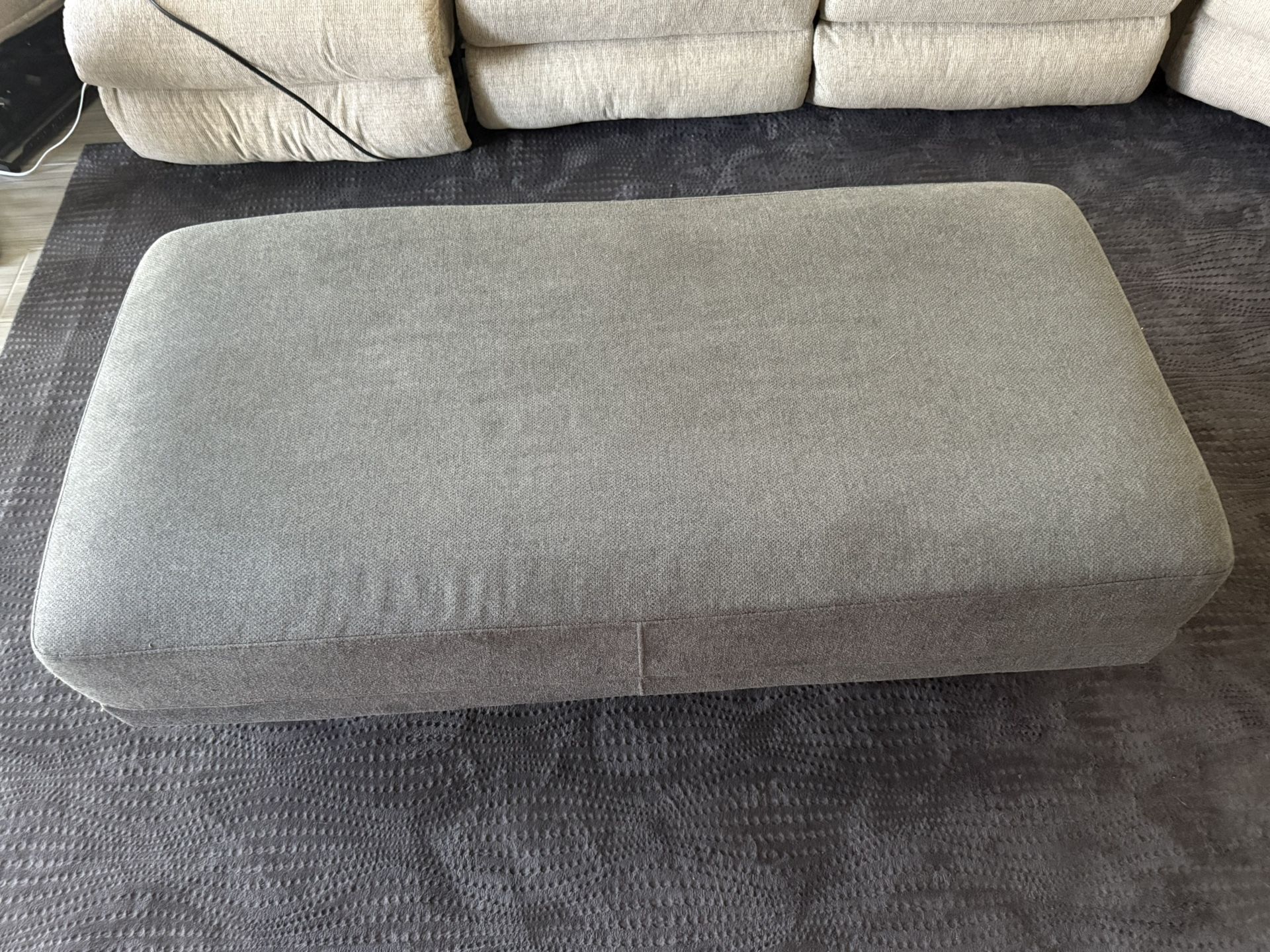 Grey Ottoman