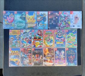Nintendo Switch Sealed Game Lot (17) Zelda Pokémon Mario Kirby