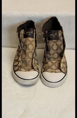 Coach Designer Sneakers Woman Shoes Sz 7.5