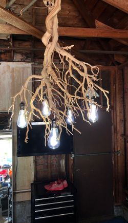 I got a Manzanita tree chandelier