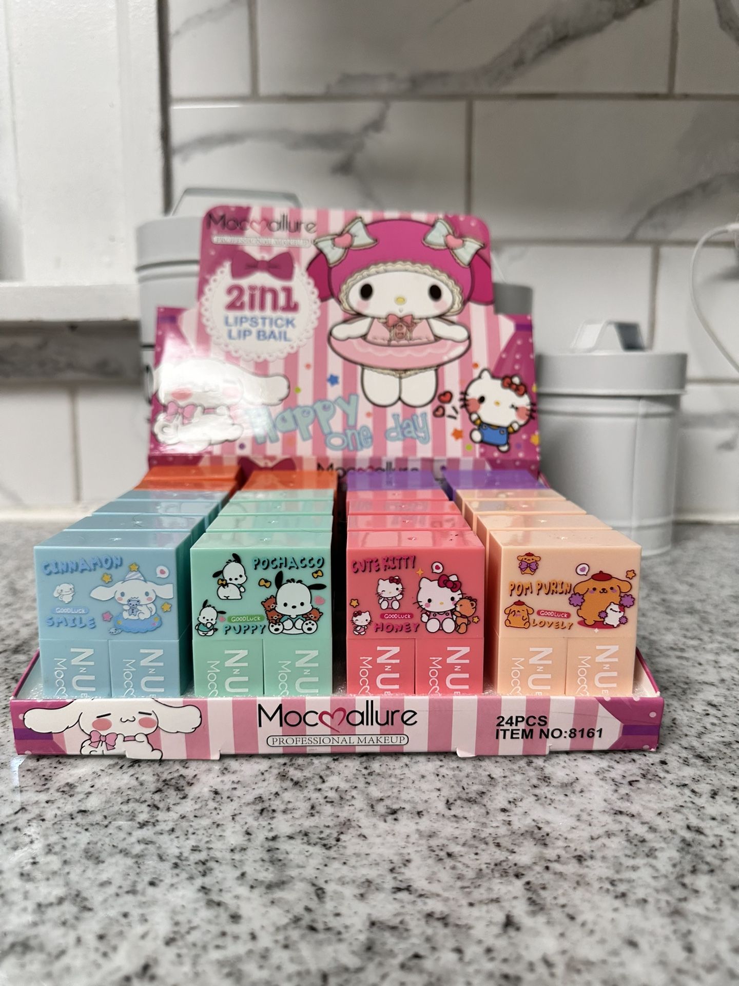 Sanrio 2&1 Lip Stick And Lip Balms