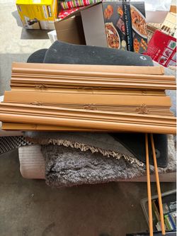 pair of window blinds