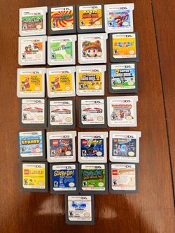 Nintendo 3DS & DS Game Bundle (25 Games Total - Mario, Minecraft, LEGO)