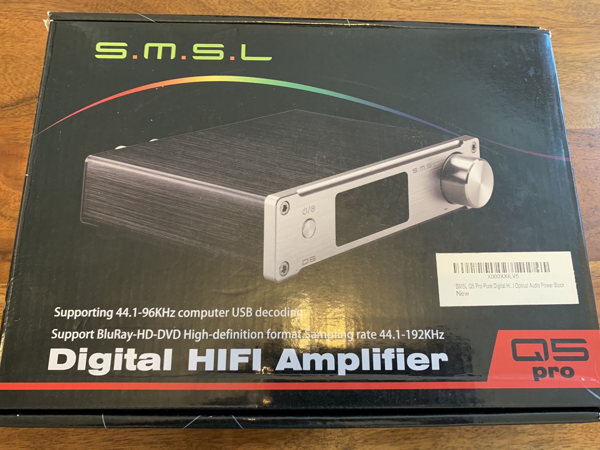 SMSL Q5 Pro USB remote control audio amplifier