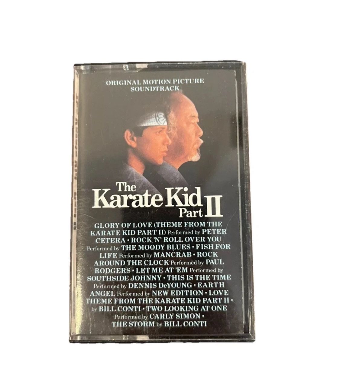 Karate Kid Part II Cassette Tape Movie Music Soundtrack Vintage 80s 1986