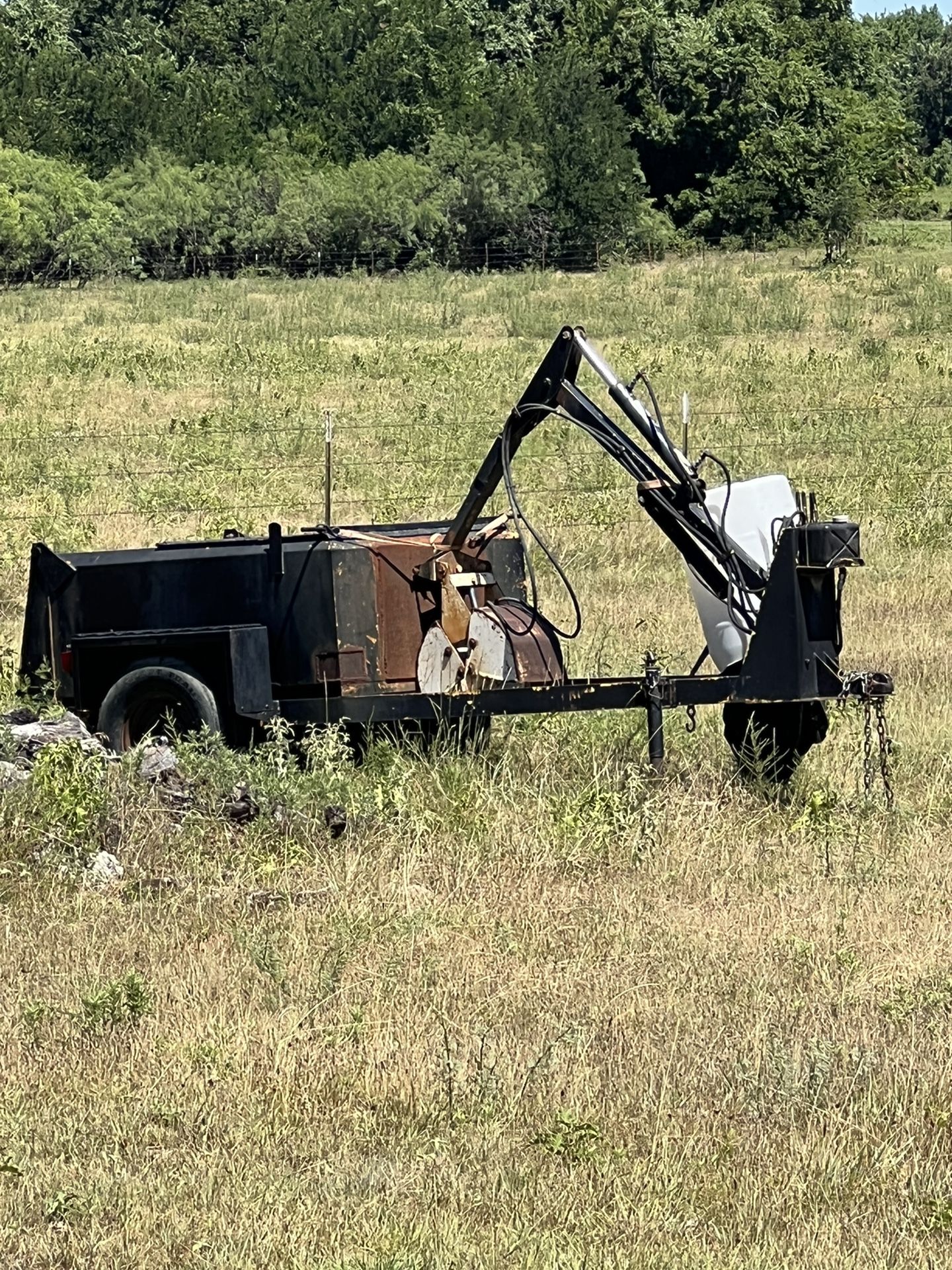 Mud Pit Trailer Used To Clean Out Car Wash Pits
