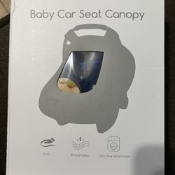 Baby car seat canopy