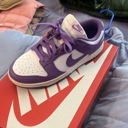 Nike purple dunks