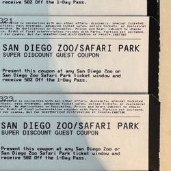 50% OFF San Diego Zoo Admission 