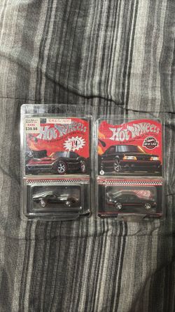 Hotwheels RLC Redline Mustang and Corvette