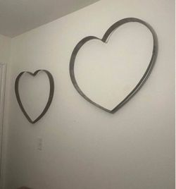 Metal Hearts Wall Decor