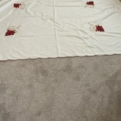 Autumn Tablecloth With 4 Matching Napkins