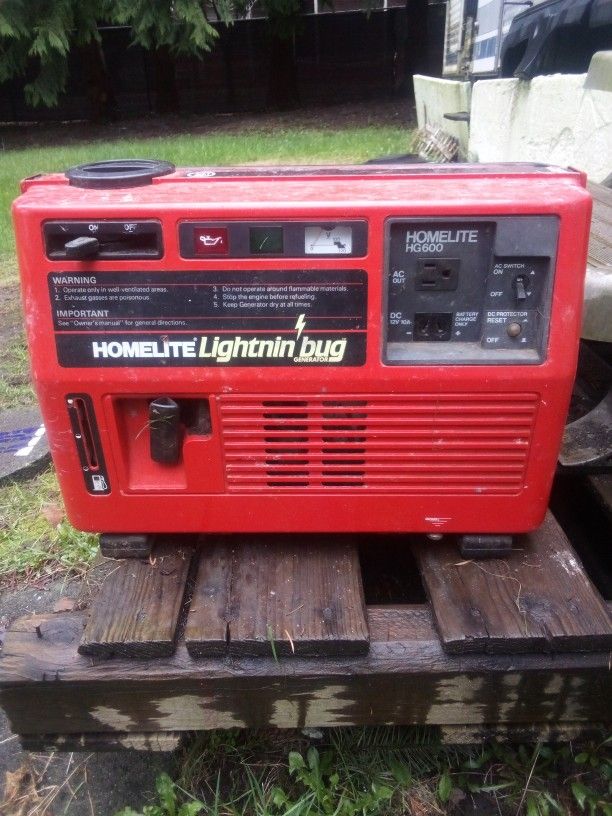 Homelite Lightning Bug Generator