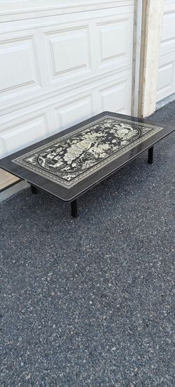 50L*40W*12 H. Korean Low Folding Table Painting Artwork