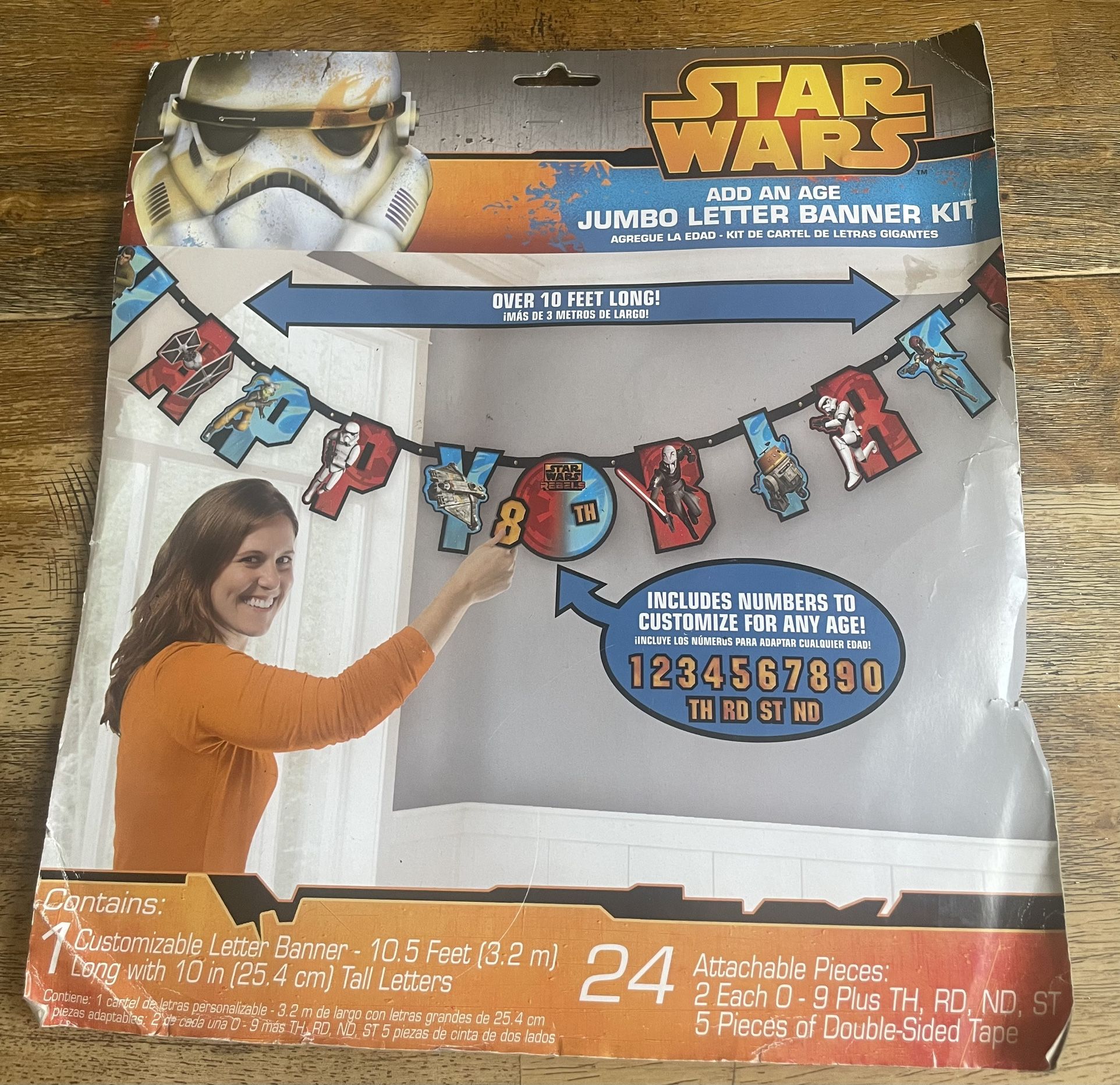 Star Wars Birthday Banner Decorations 