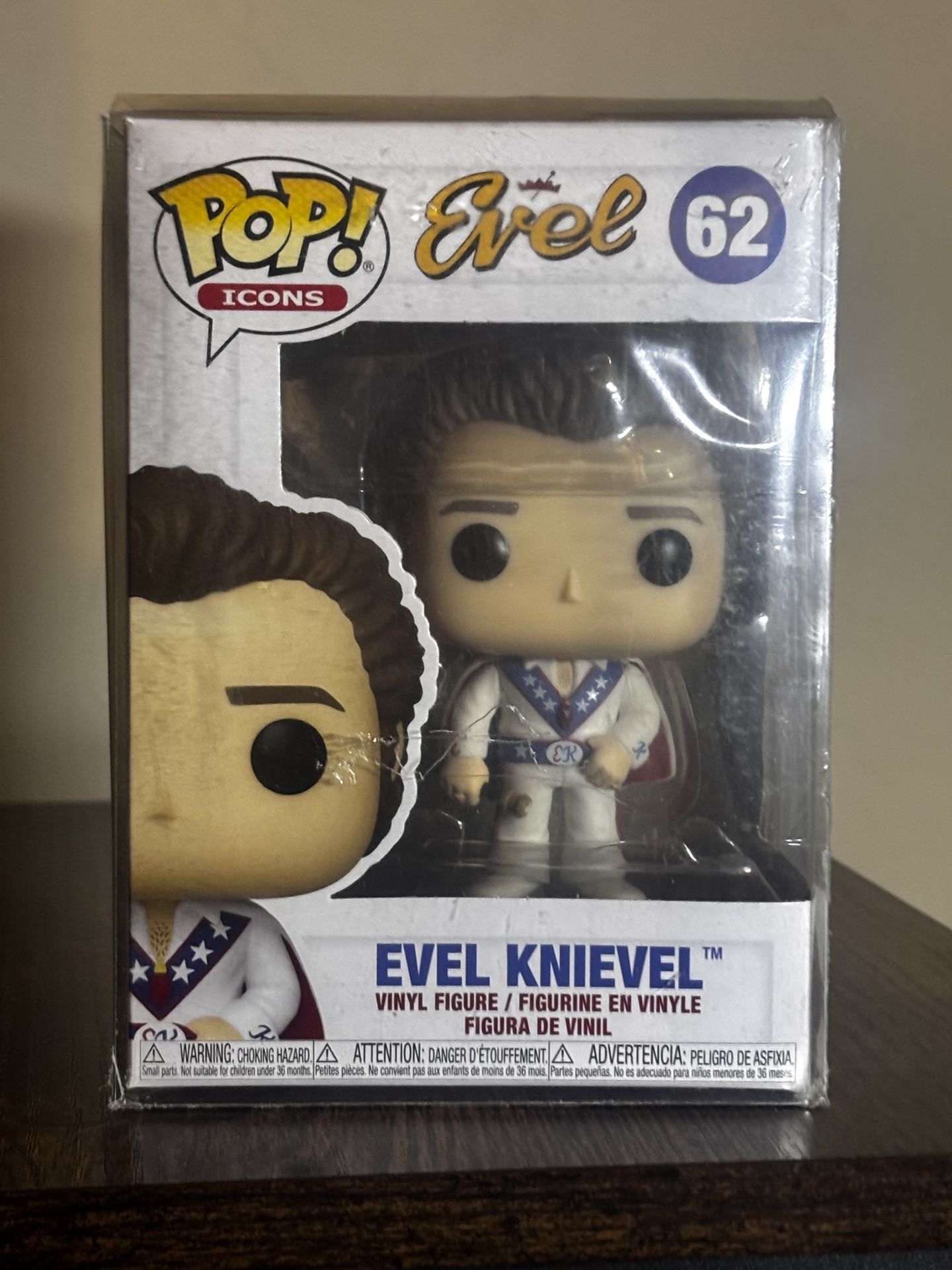 Evel Knievel Funko Pop! #62 Brand New In Box See Photos
