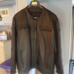 Heavy Duty Leather MC Jacket