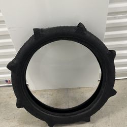 row rubber on the sand