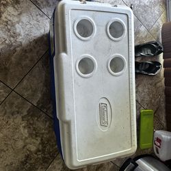 Two Coleman Cooler Ice Chest