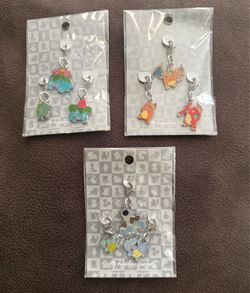 Pokémon center Japan 2011 Kanto starter charm set