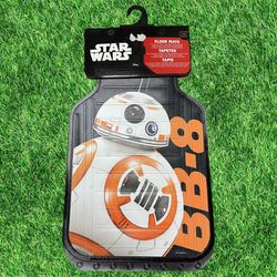 NEW Star Wars BB-8 2-Piece All Weather Vinyl Floor Mats