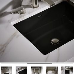 Black Undermount Sink