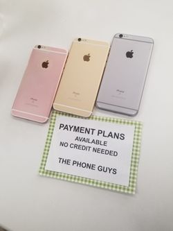 Apple iPhone 6S Plus - $25 Down To Take Home Today Pay The Rest Later