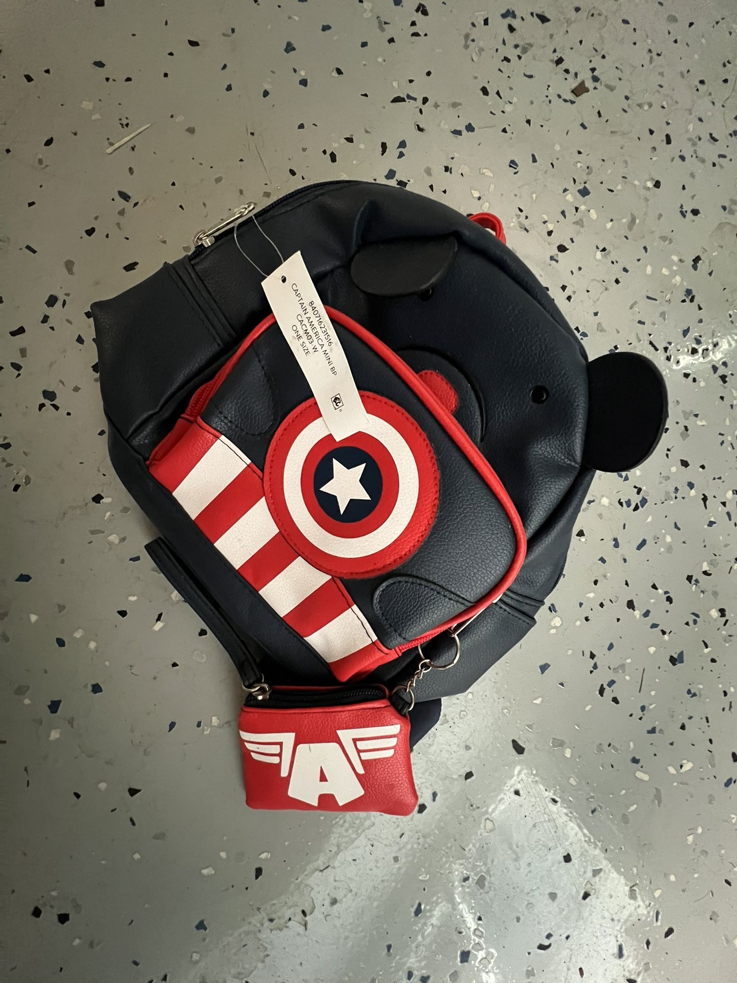 CAPTAIN AMERICA Bear Mini Backpack