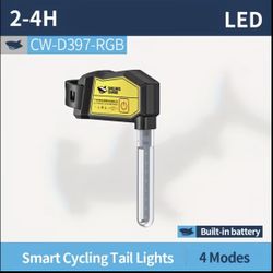 Bright RGB Rechargeable Light Bikes E-bikes Scooters 