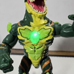 Beast Lab Dino Creator Raging Raptor Figure Lights and Sound Work 8” Tall Kids Toy Fig Retro