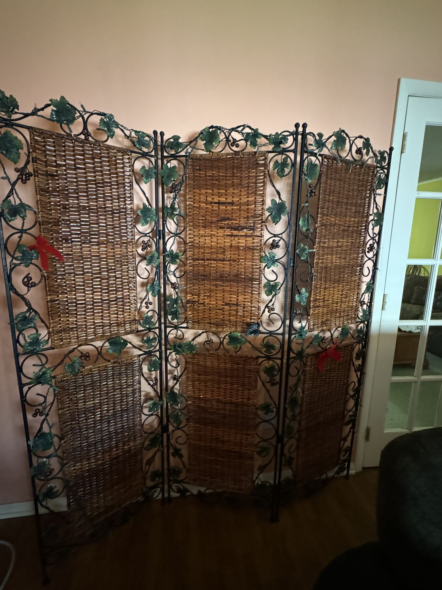 Privacy Screen And Wine Rack