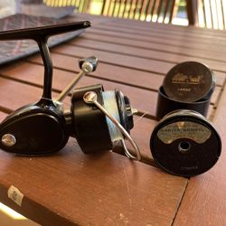 Vintage Garcia Mitchell 308 Spinning Reel And Garcia Rod Set