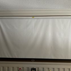 Epson Home Theater Projector with Retractable Screen