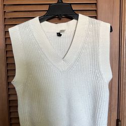 Cream Sweater Vest