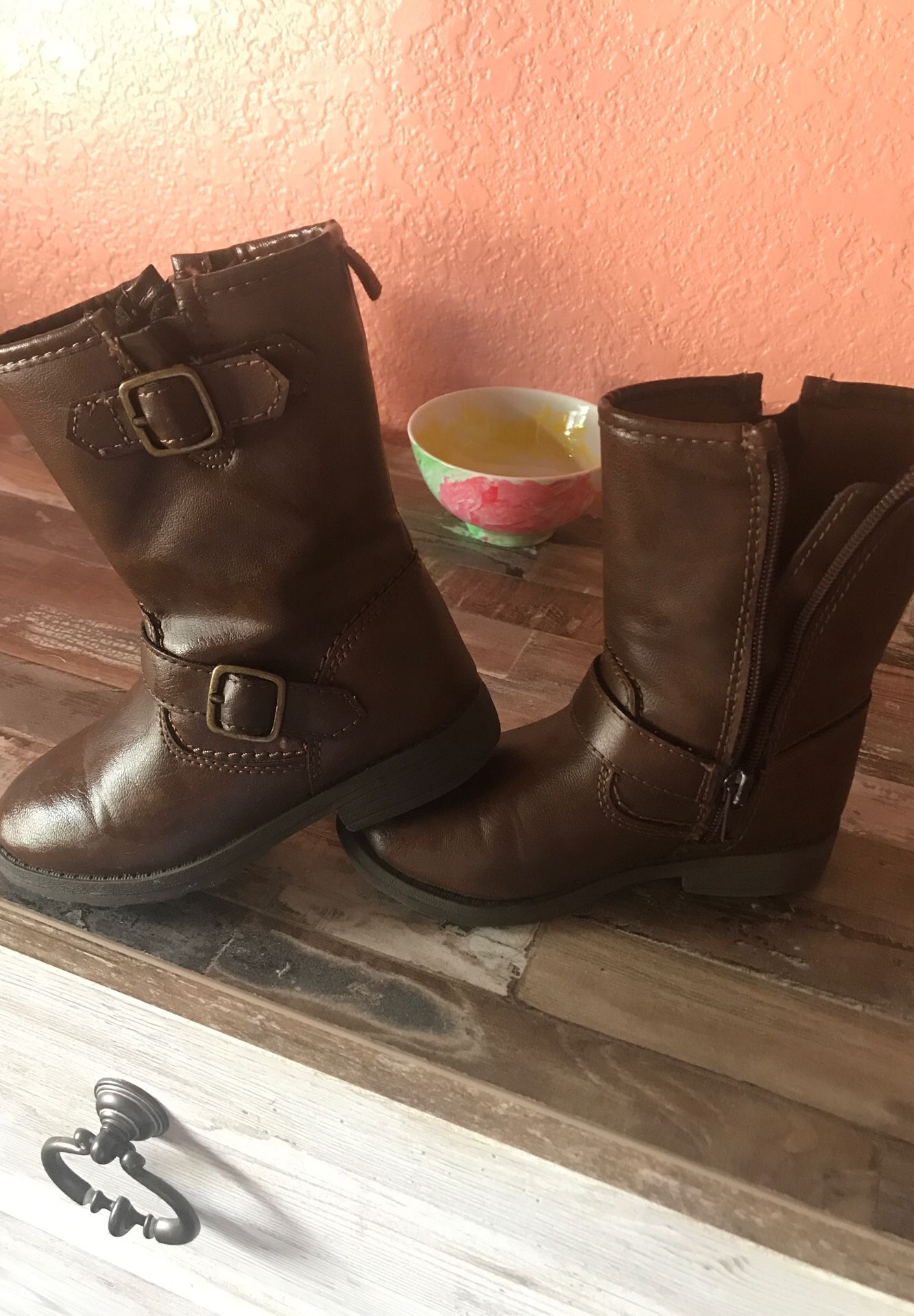 Toddler girl carter boots size 10